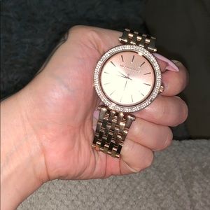MK watch style 3192. Missing 3 little rhinestones